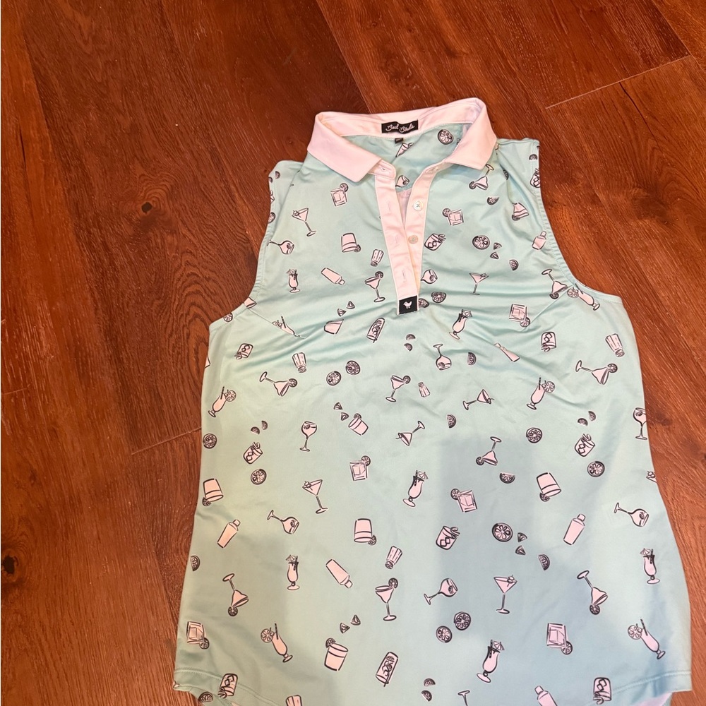 Bad Birdie golf sleeveless polo